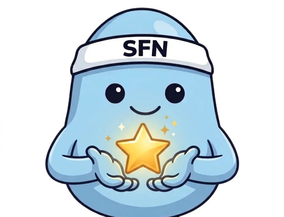 Somi, the Somatics mascot, holding a glowing gold star.